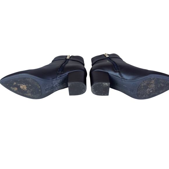 Woman's Boots Tommy Hilfiger Hatly Bootie w/ Block Heel, Size 7 M Dark Brown - Picture 10 of 13